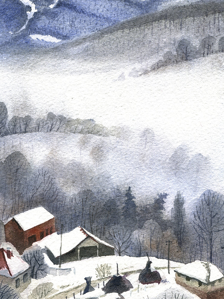 Paysage de Montagnes Peinture par Numéros