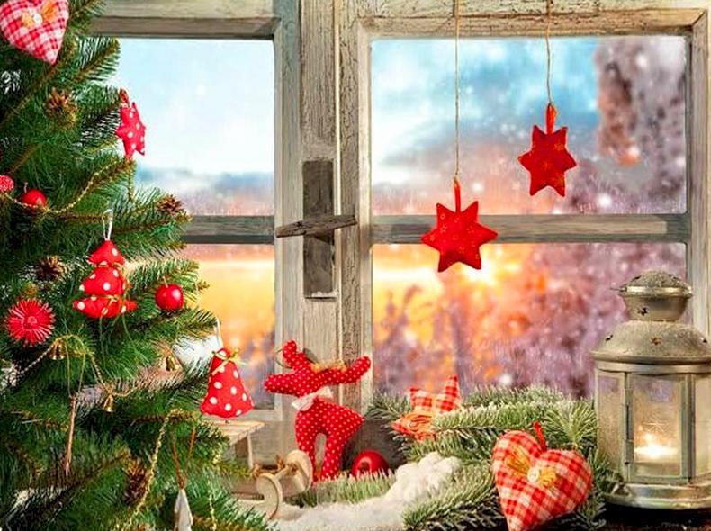 Paysage de Noël Peinture par Numéros