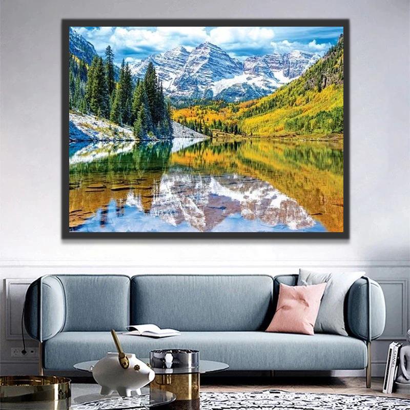 Paysage Nature Peinture par Numéros