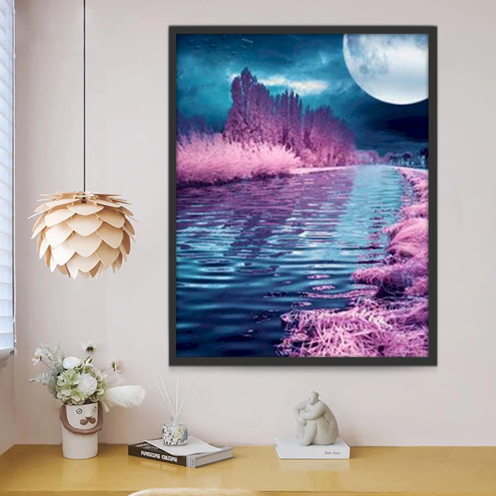 Paysage Naturel Fantastique Peinture par Numéros
