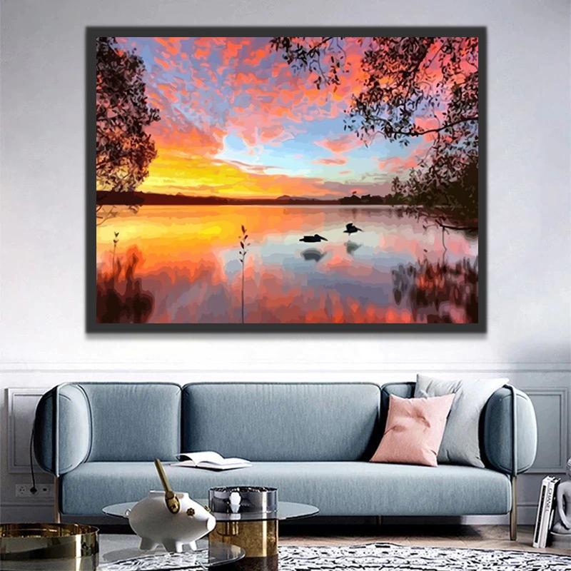 Paysage Naturel Magique Peinture par Numéros