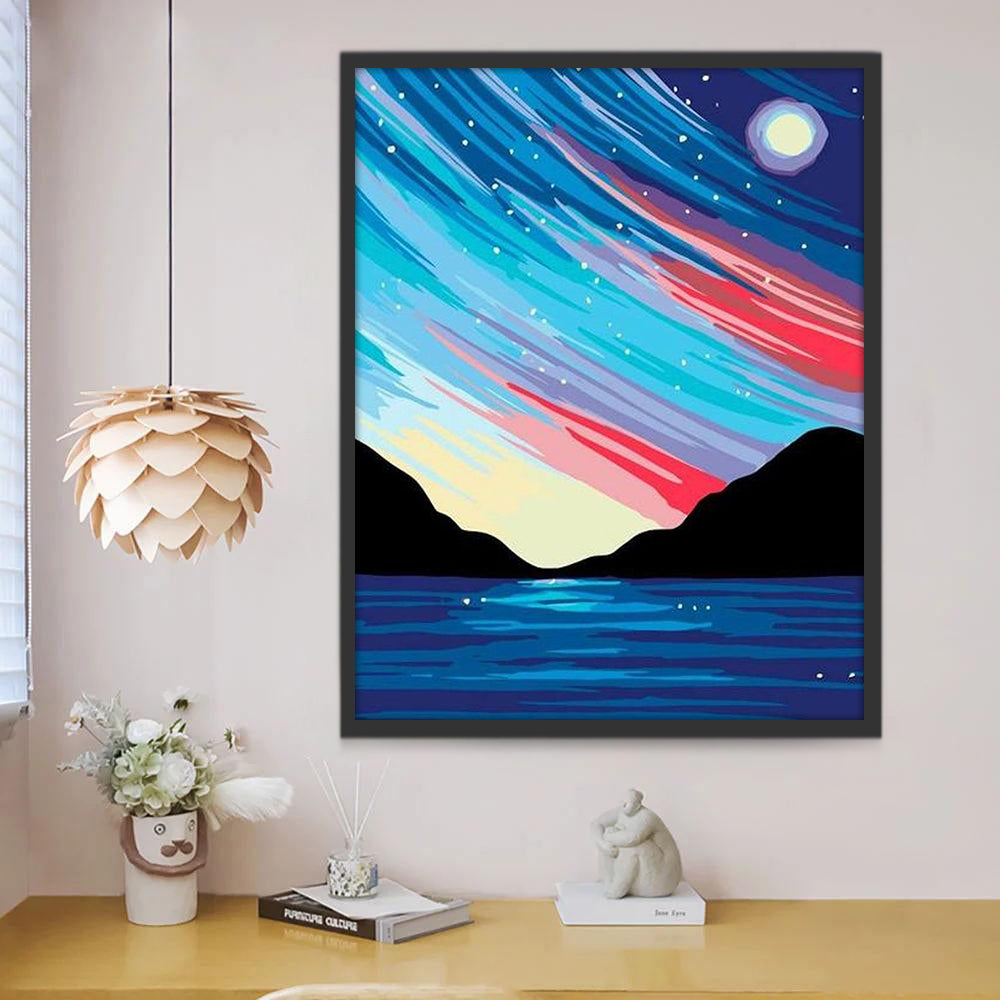 Paysage Naturel Magnifique Peinture par Numéros