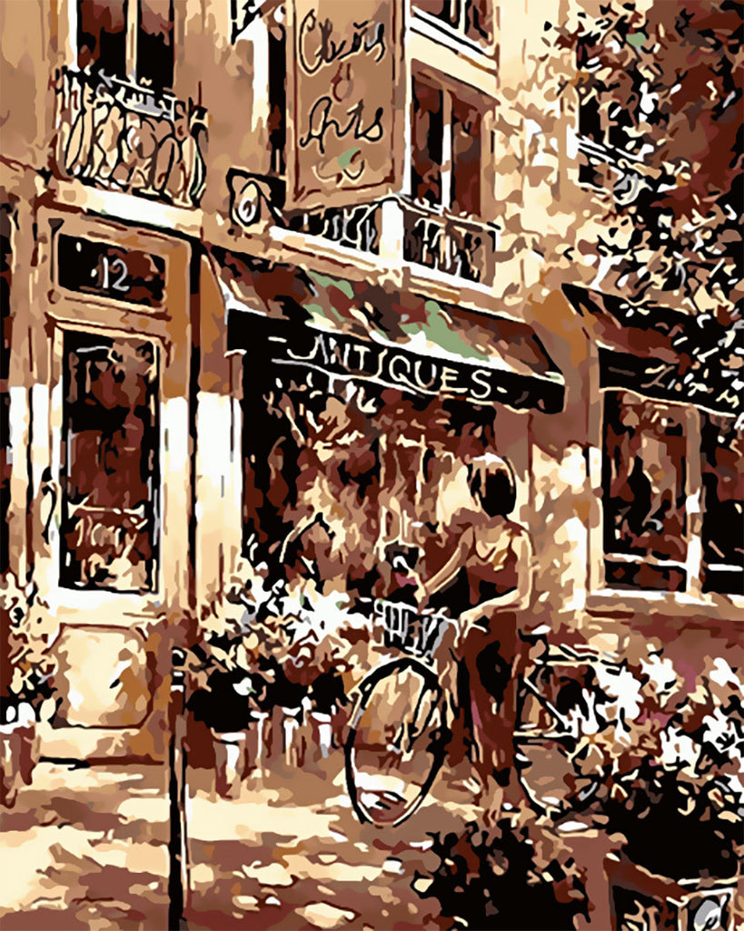 Paysage Ville Peinture par Numéros