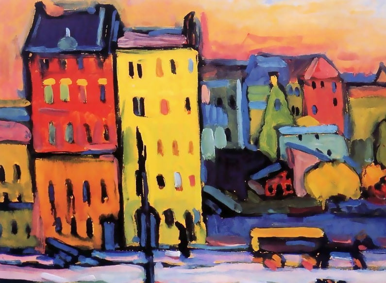 Paysage Ville Peinture par Numéros
