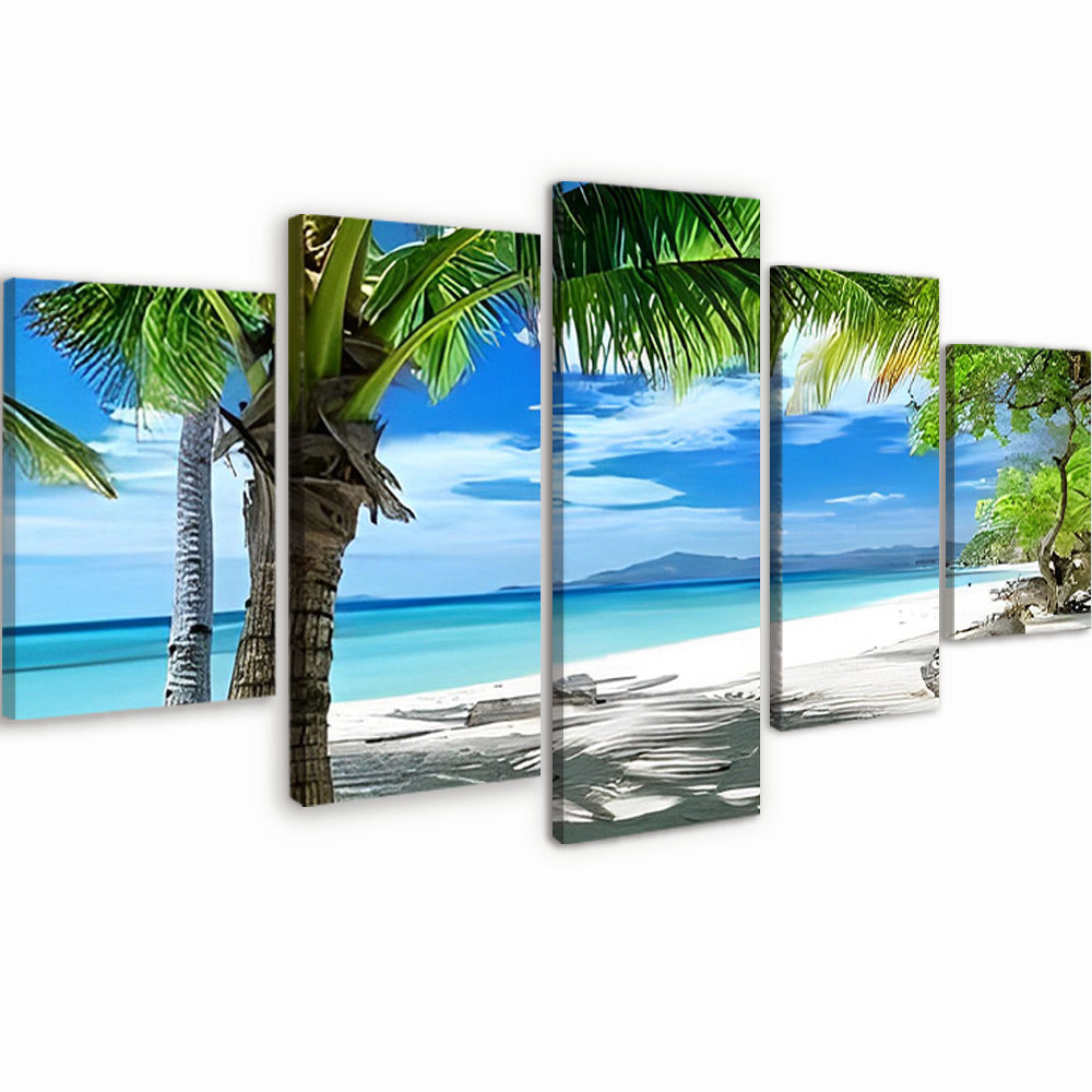Paysages Méditerranéens 5 Partie Peinture par Numéros