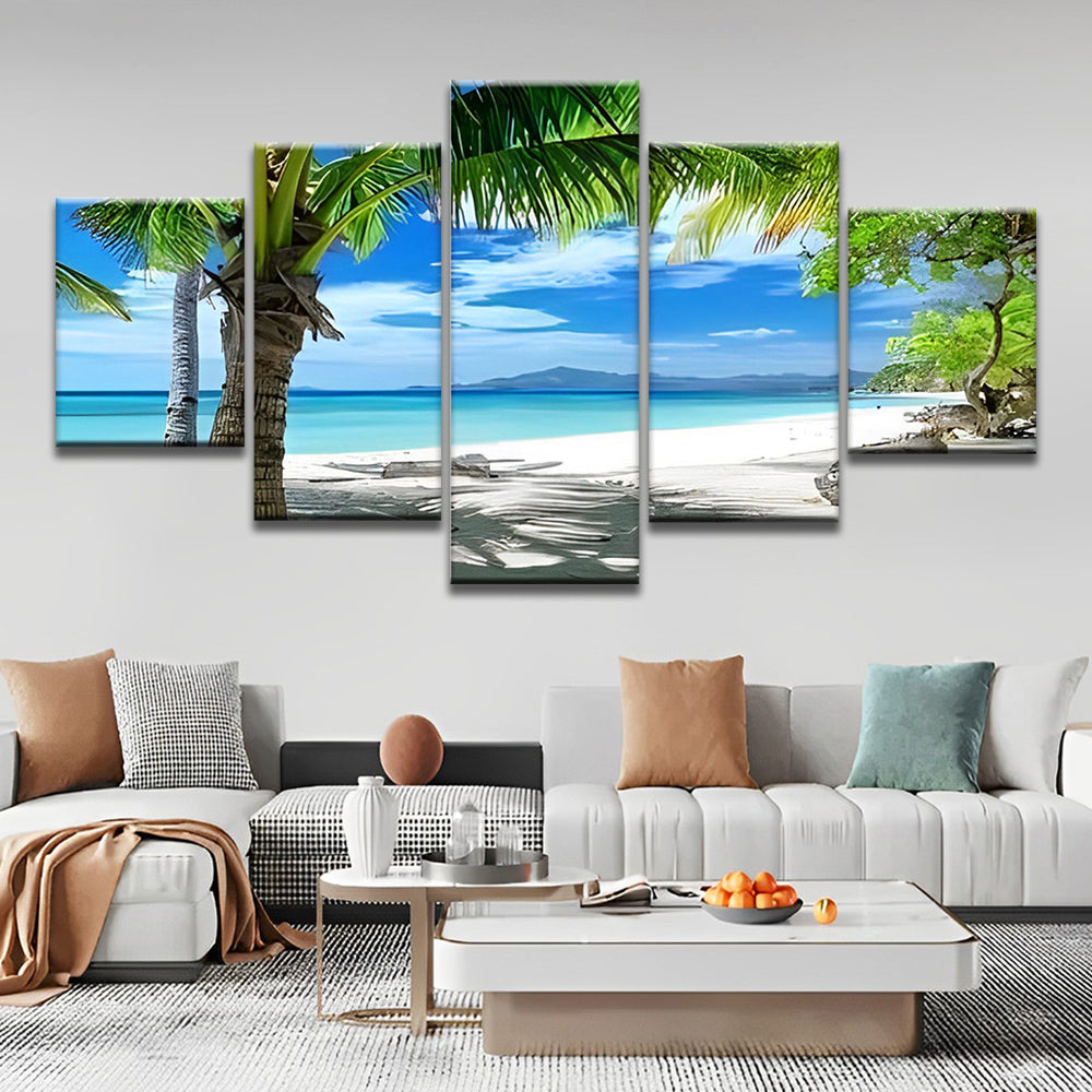 Paysages Méditerranéens 5 Partie Peinture par Numéros