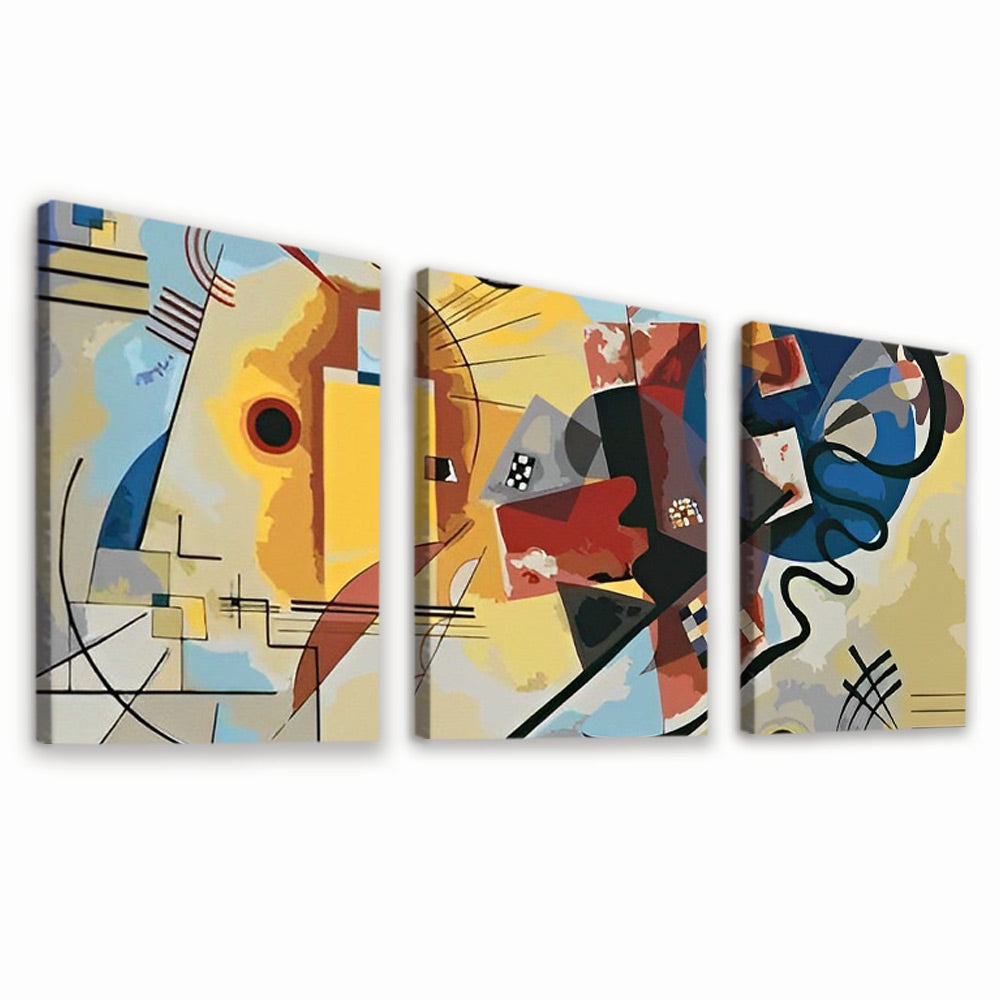 Peinture Abstraite 3 Partie Peinture par Numéros