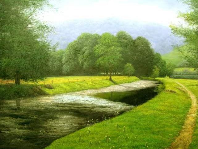 Pelouse de Printemps Peinture par Numéros