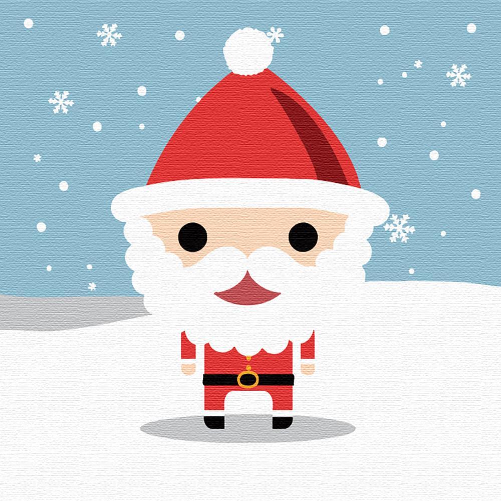 Père Noël Enfants Peinture par Numéros