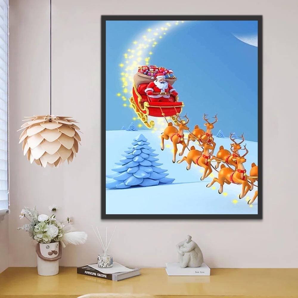 Père Noël Peinture par Numéros