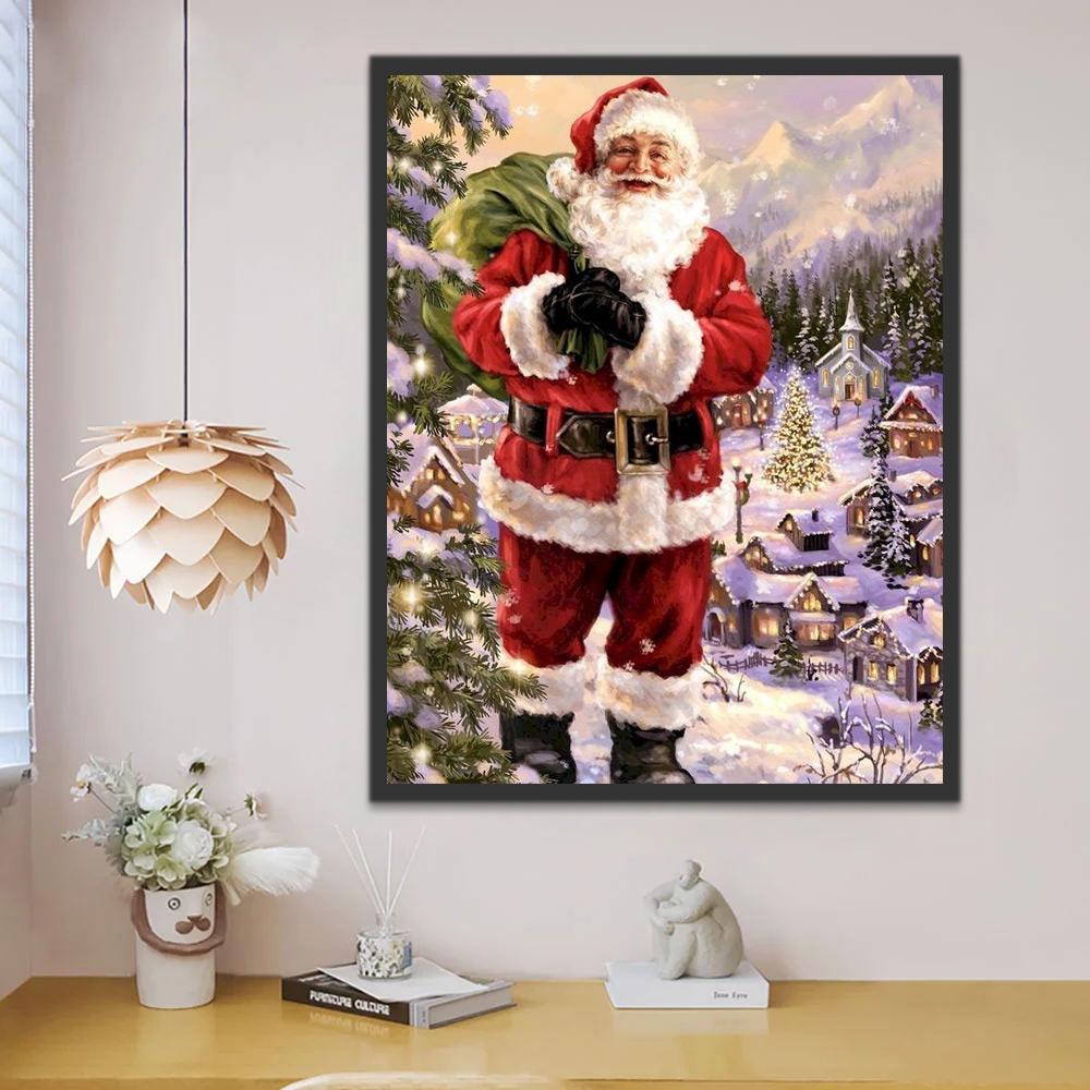 Père Noël Peinture par Numéros