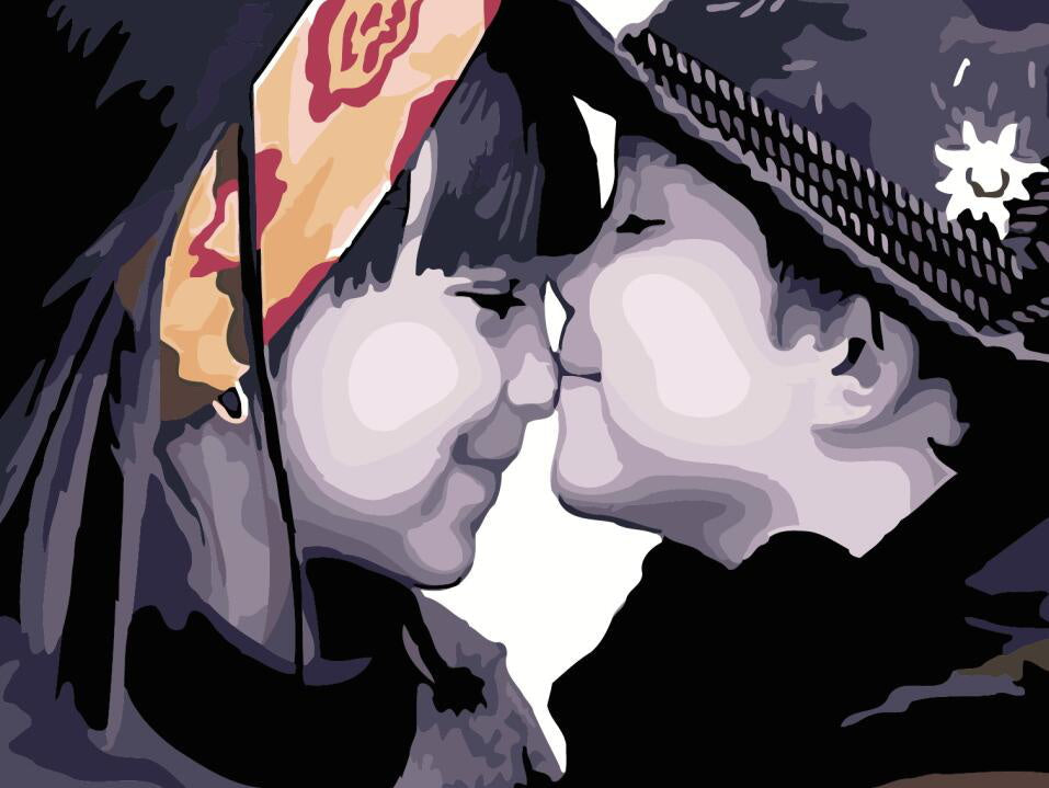 Petit Couple Peinture par Numéros