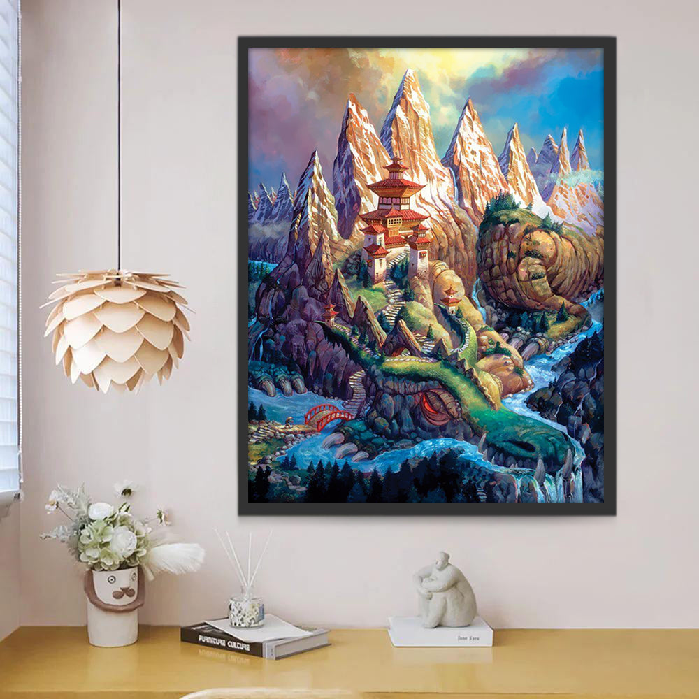 Petit Dragon Peinture par Numéros