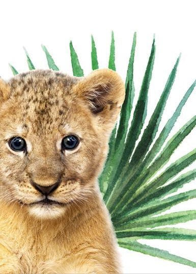 Petit Lion Peinture par Numéros