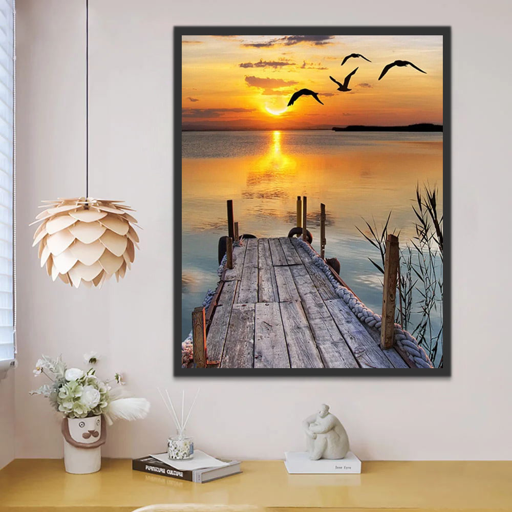 Petit Quai Peinture par Numéros