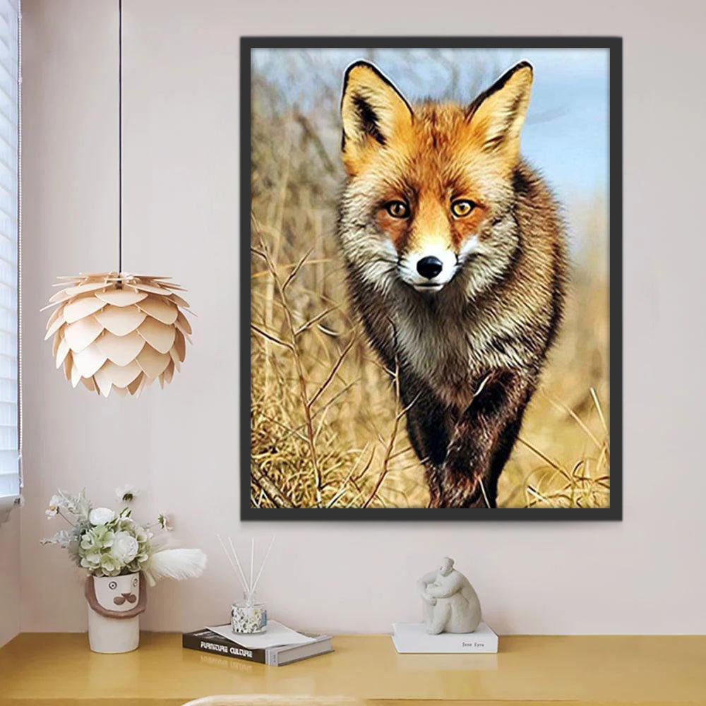 Petit Renard Peinture par Numéros
