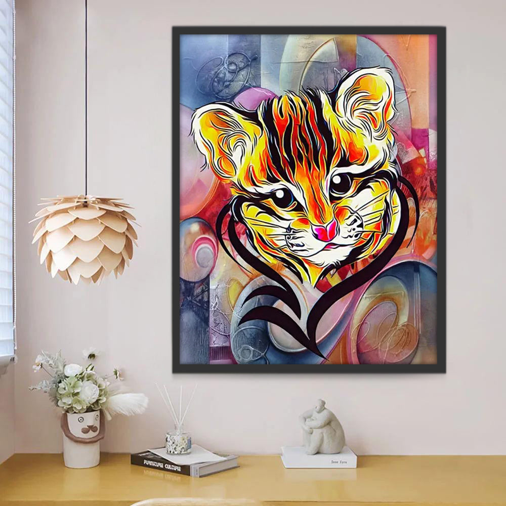 Petit Tigre Peinture par Numéros