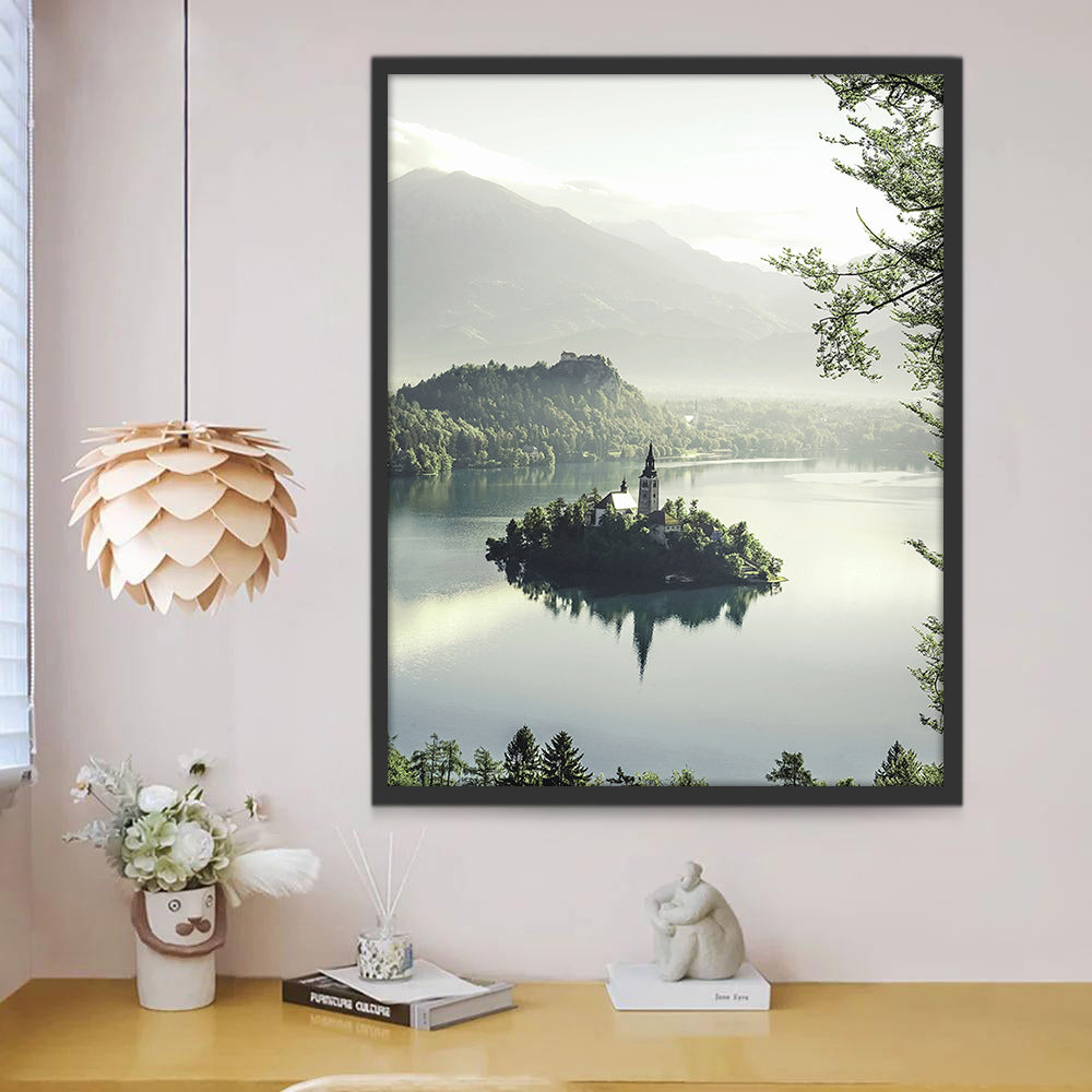 Petite Île Peinture par Numéros