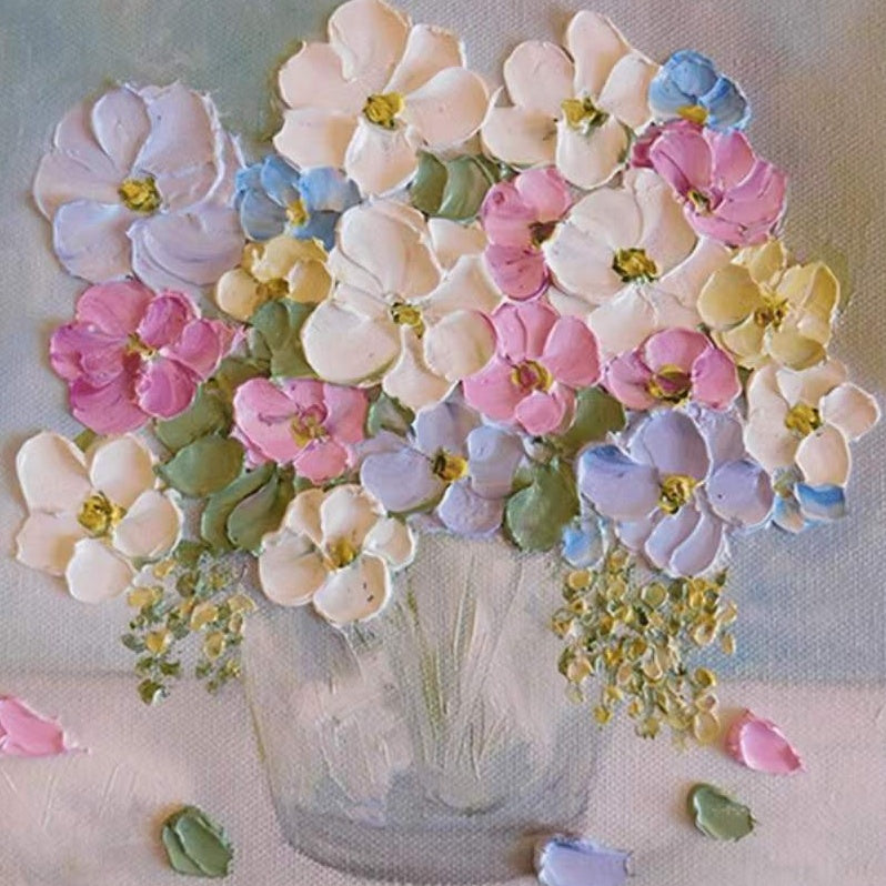 Petites Fleurs en Crayon Peinture par Numéros