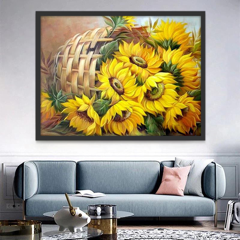 Petits Plante Tournesols Peinture par Numéros