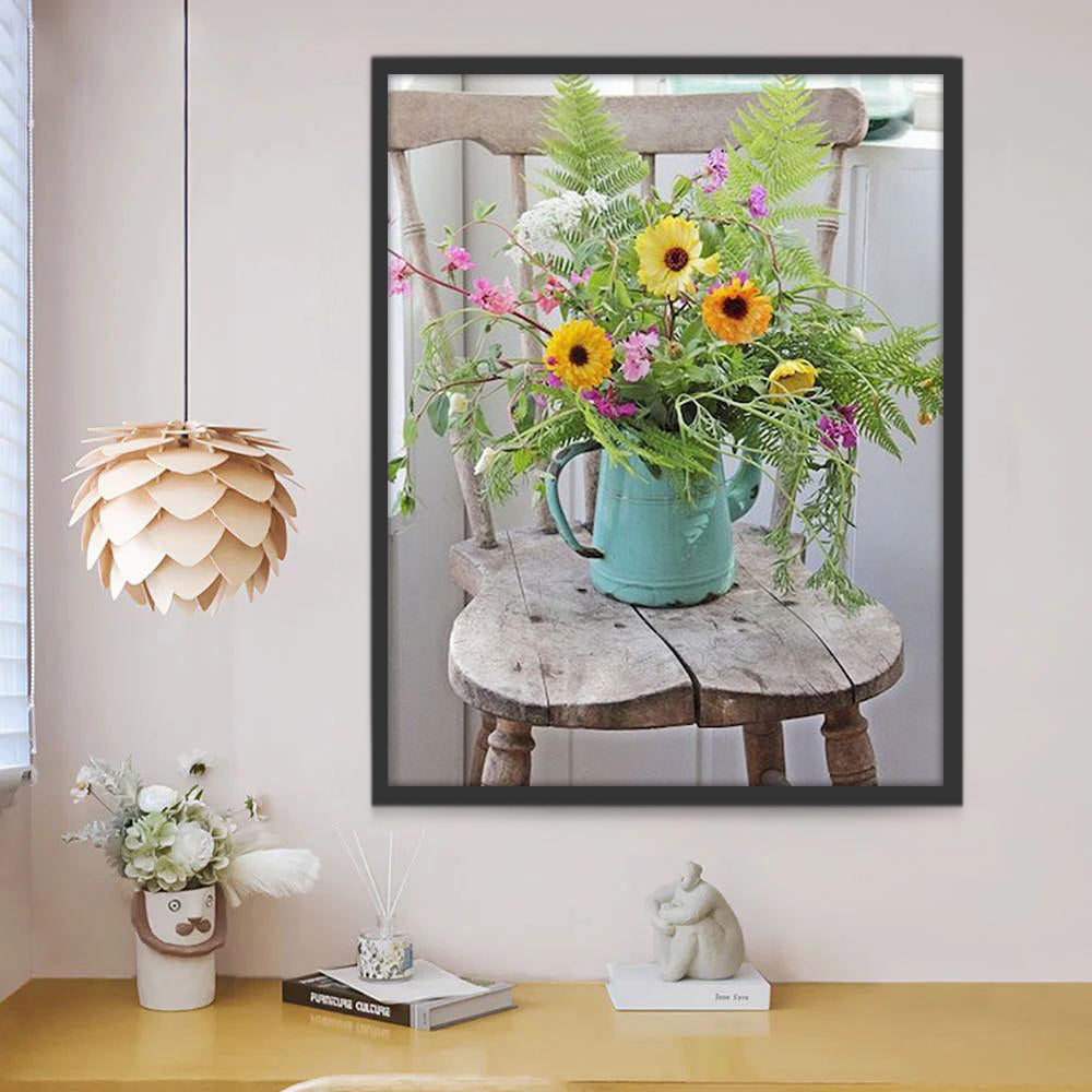Petits Tournesols Peinture par Numéros
