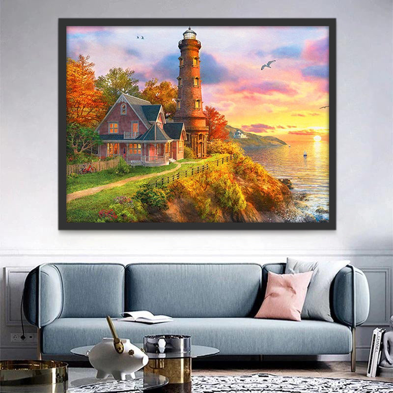 Phare Génial Peinture par Numéros