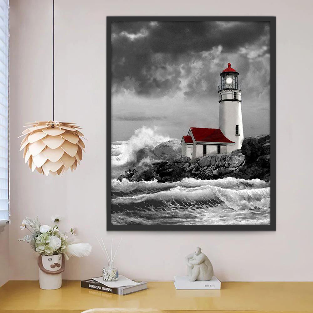 Phare Peinture par Numéros