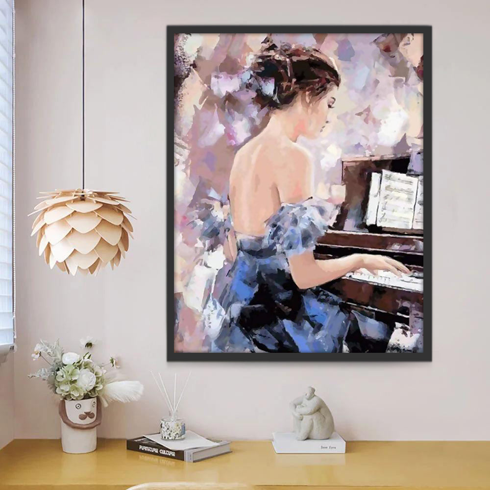 Pianiste Peinture par Numéros