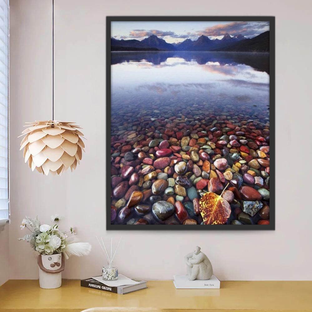 Pierre sous Lac Peinture par Numéros