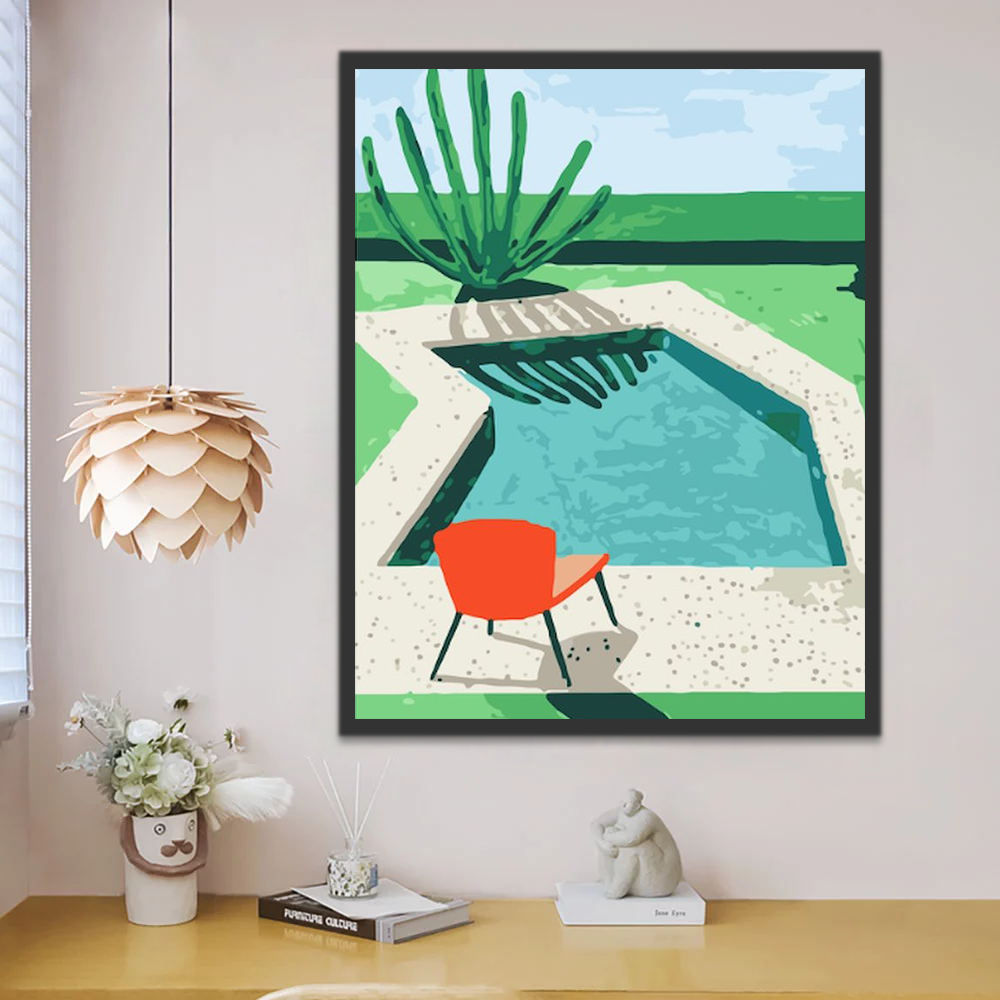 Piscine Enfants Peinture par Numéros