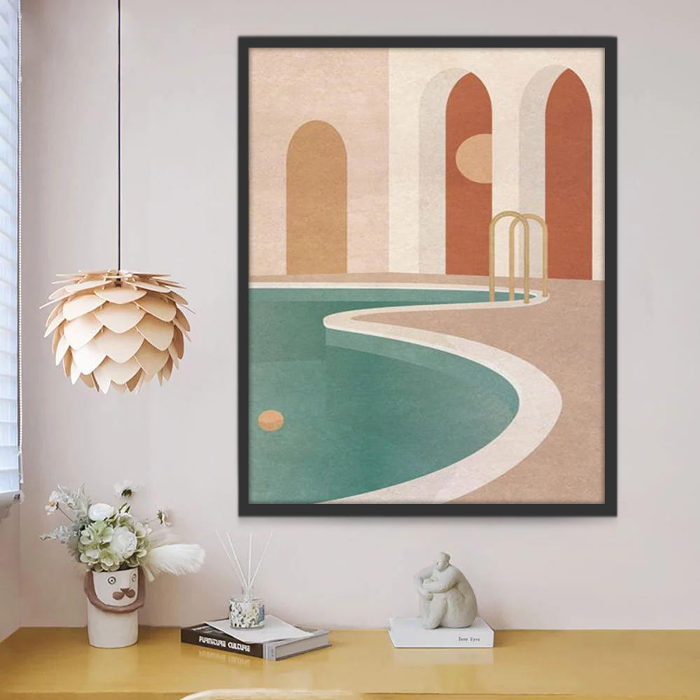 Piscine Peinture par Numéros