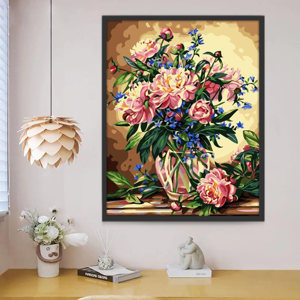 Pivoine Vivante Peinture par Numéros