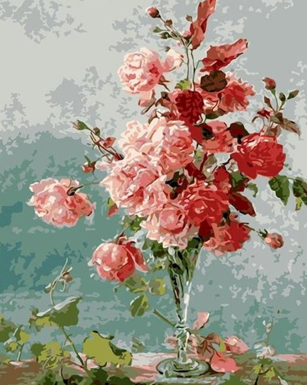 Pivoines Vivaces Peinture par Numéros