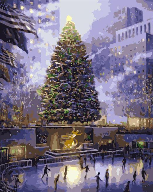 Place Noël Peinture par Numéros