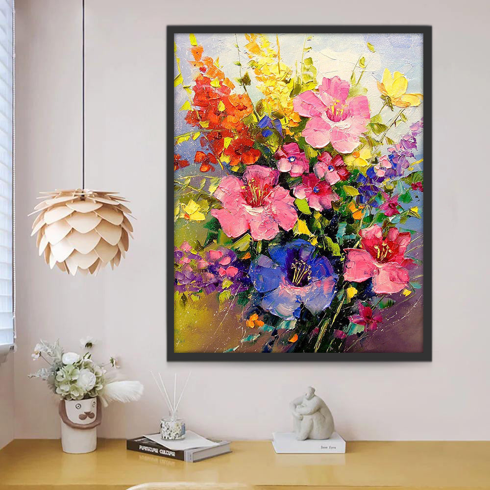 Plante Fleurs de Printemps Peinture par Numéros