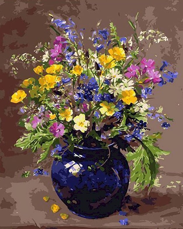 Plante Fleurs Peinture par Numéros