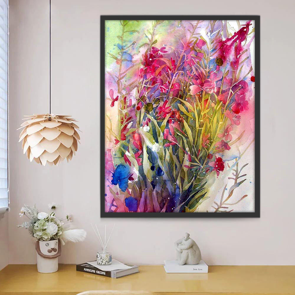 Plante Fleurs Rustiques Peinture par Numéros