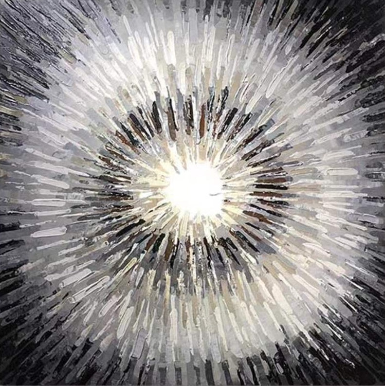 Plante Pissenlit Abstrait Peinture par Numéros