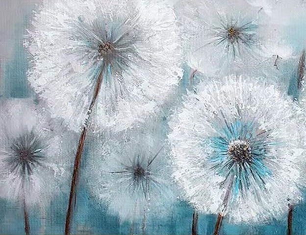 Plante Pissenlit Vivace Peinture par Numéros