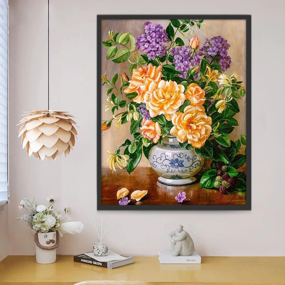 Plantes Fleurs Vivaces Peinture par Numéros