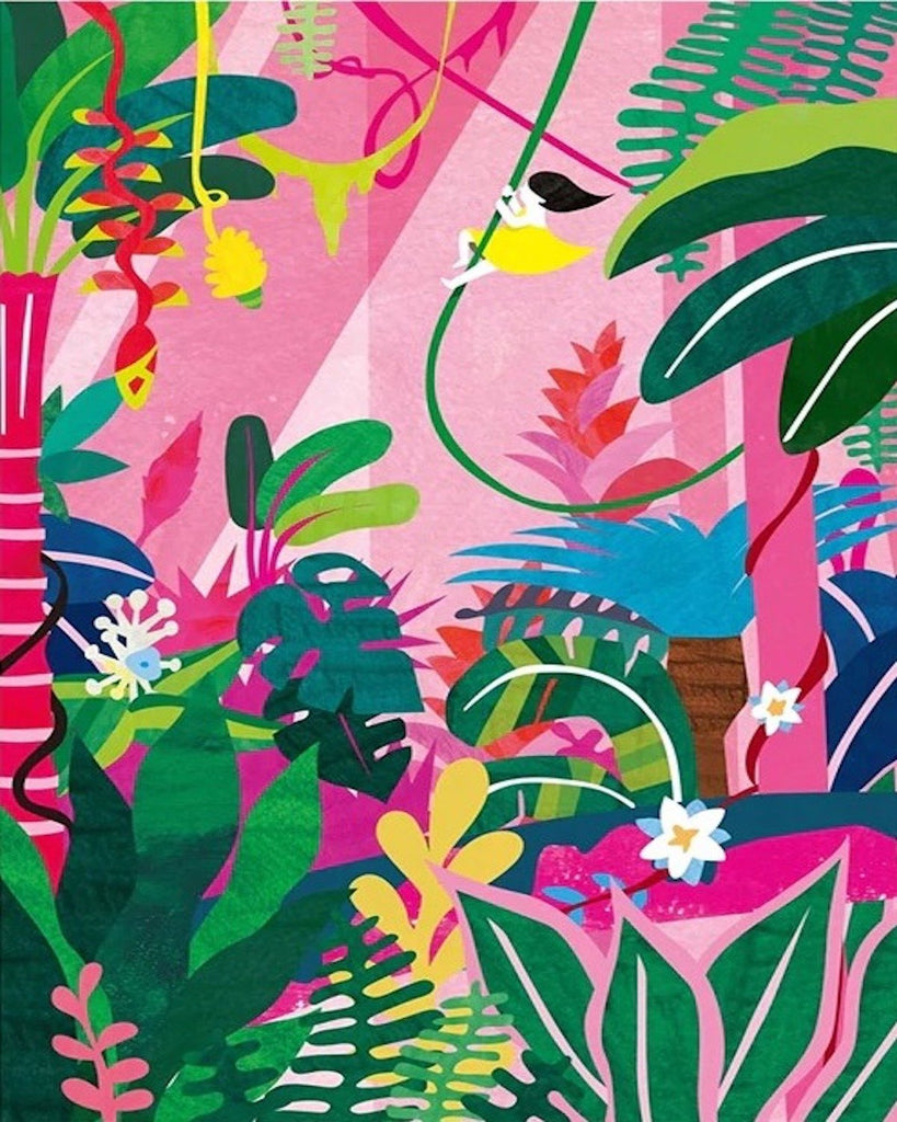Plantes Tropicale Enfants Peinture par Numéros