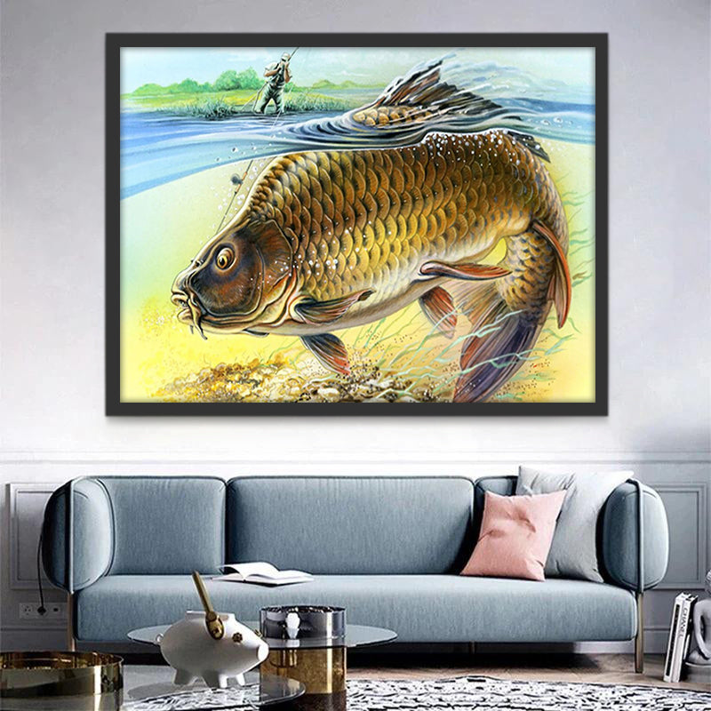 Poisson Enorme Peinture par Numéros