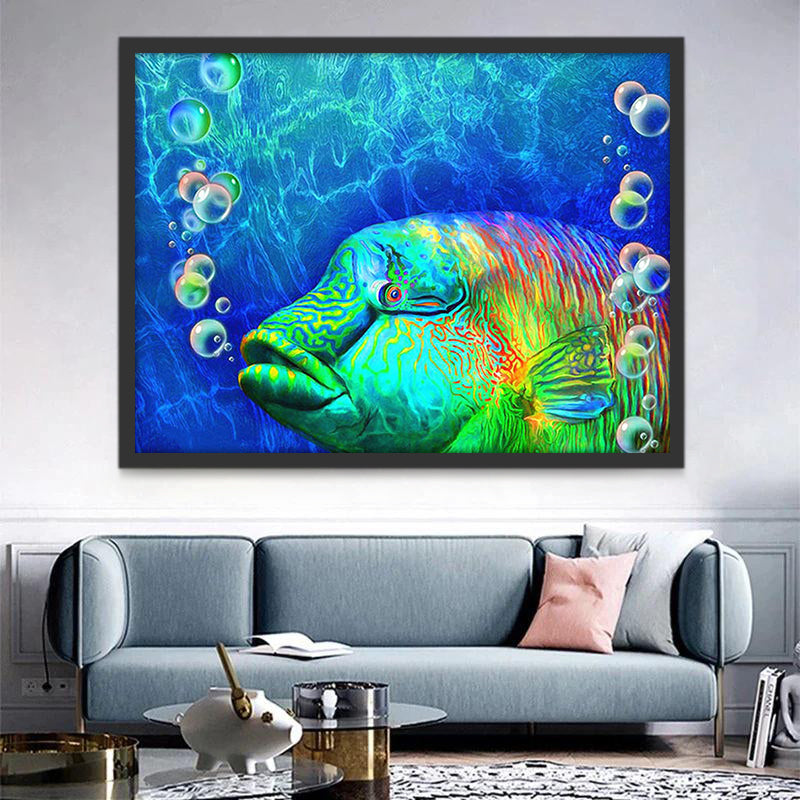 Poisson Multicolore Peinture par Numéros