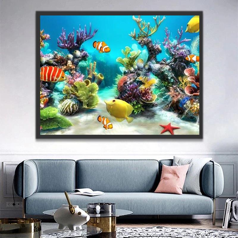 Poissons-clowns Peinture par Numéros