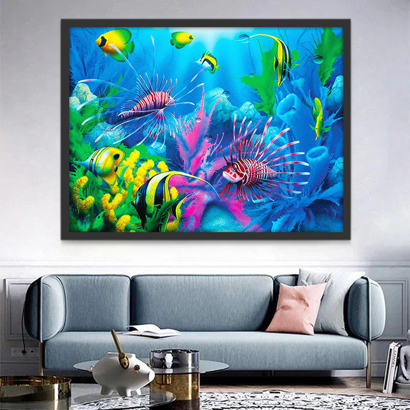 Poissons Fantastiques Peinture par Numéros