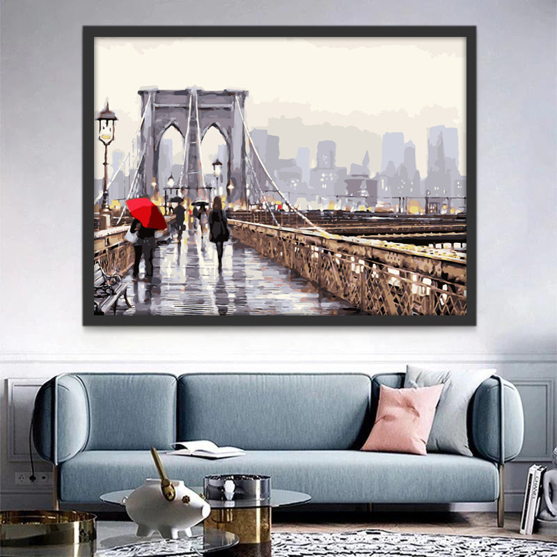 Pont de Brooklyn à New York Peinture par Numéros