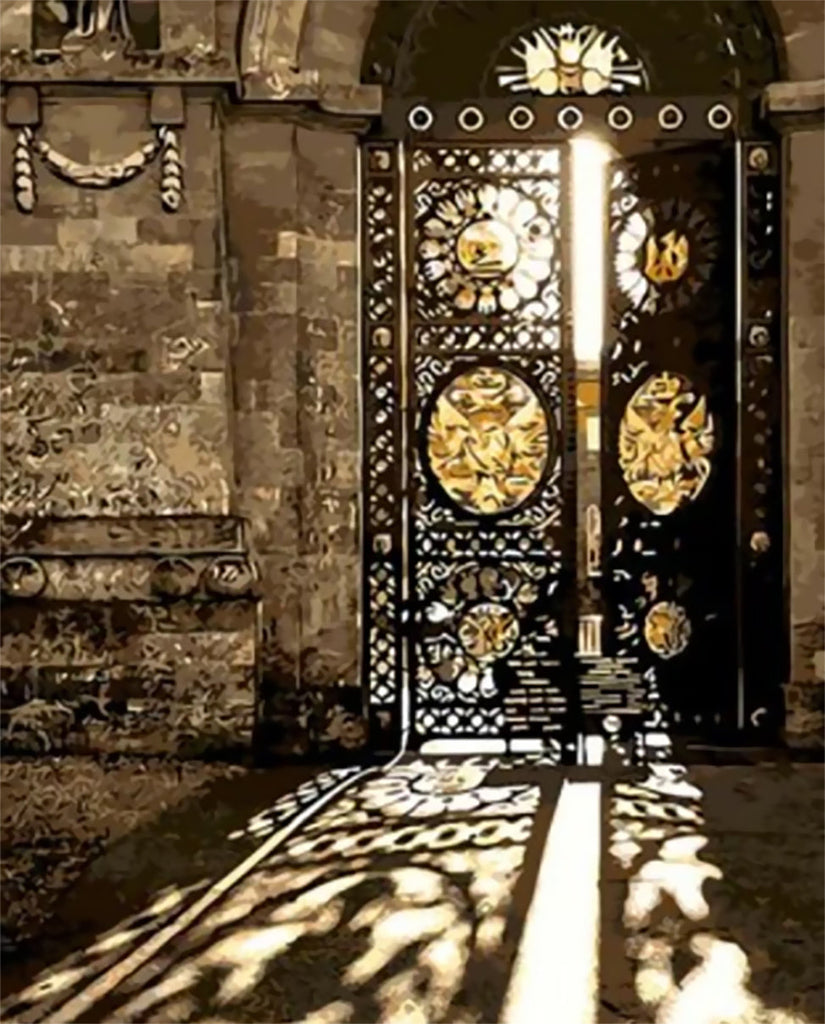 Porte d'Entrée du Palais de Blenheim Peinture par Numéros