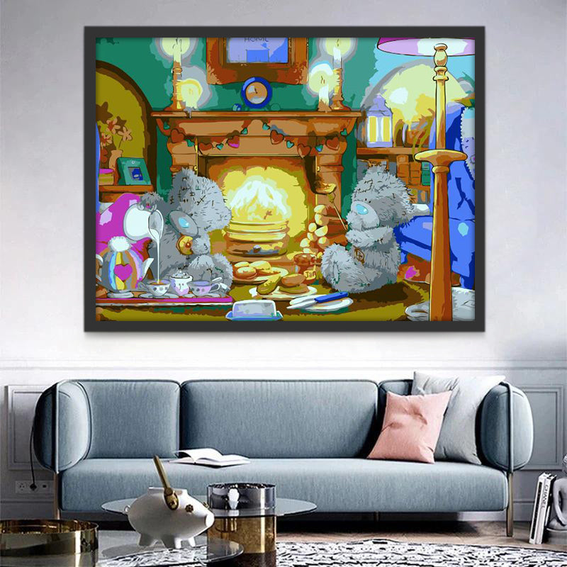 Poupées Ours Peinture par Numéros