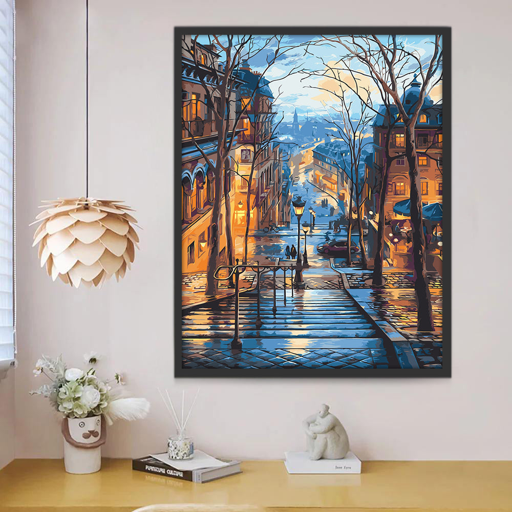 Printemps à Montmartre Peinture par Numéros