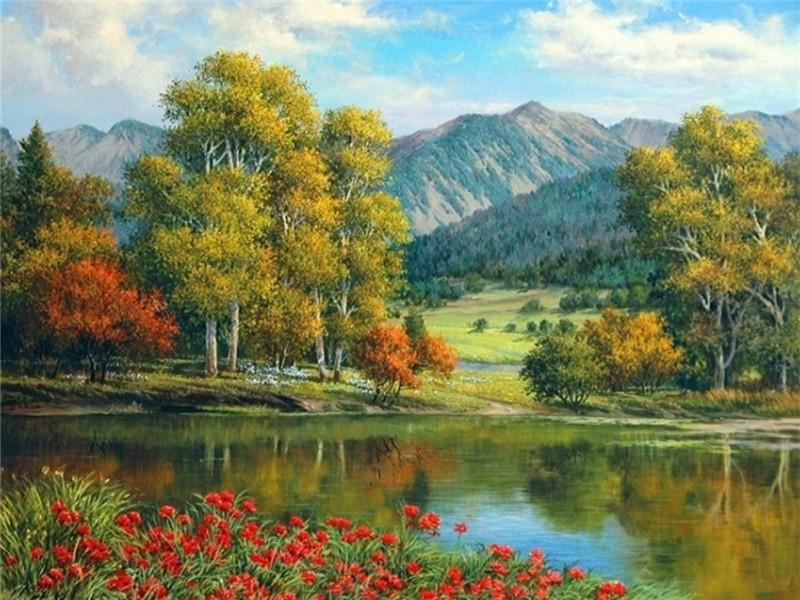 Printemps Peinture par Numéros